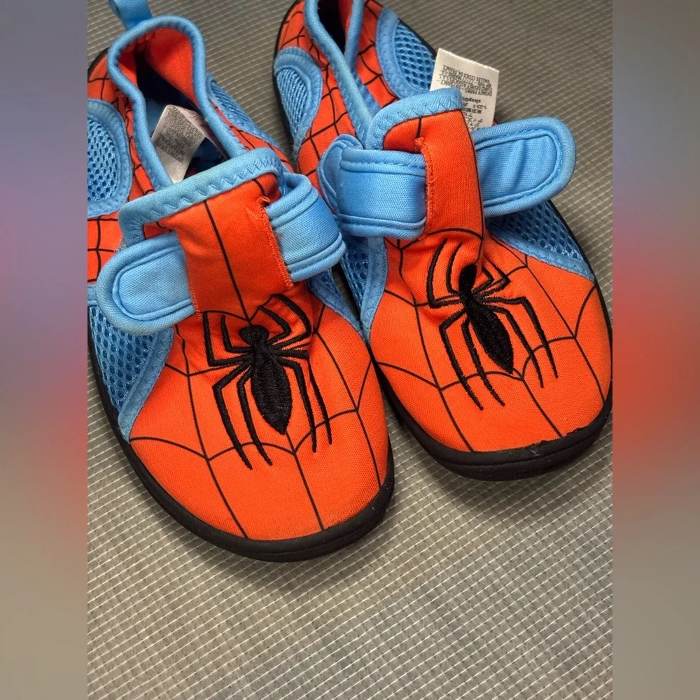 Disney Store Marvel Spider-Man Kids Water Shoes Aqua Socks Size US 13